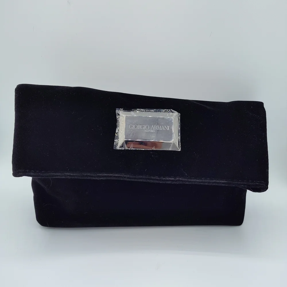 Giorgio Armani Velvet Beauty Bag,  Kiehl’s Oribe Kerastase Tata Harper Samples